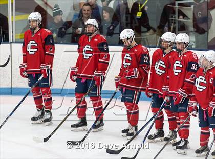 Thumbnail 2 in Reading Memorial vs. Central Catholic (MIAA Division 1A Play-In) photogallery.