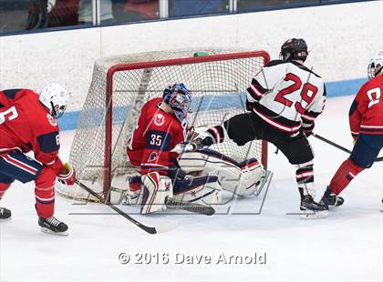 Thumbnail 1 in Reading Memorial vs. Central Catholic (MIAA Division 1A Play-In) photogallery.