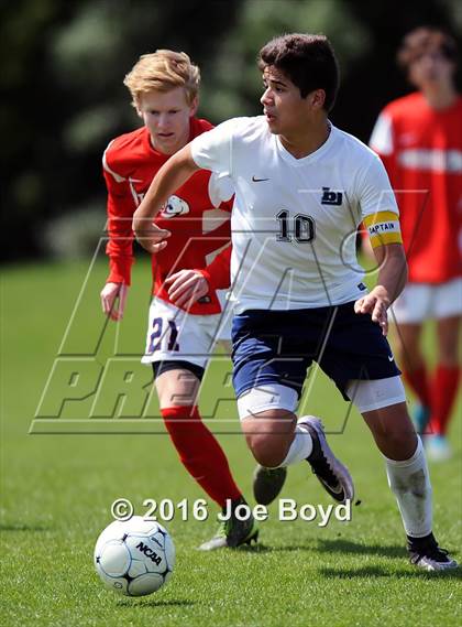 Thumbnail 2 in Bob Jones vs. Huntsville (Southern Soccer Challenge Invitational Tournament) photogallery.