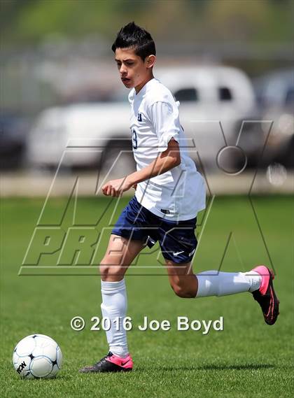 Thumbnail 2 in Bob Jones vs. Huntsville (Southern Soccer Challenge Invitational Tournament) photogallery.