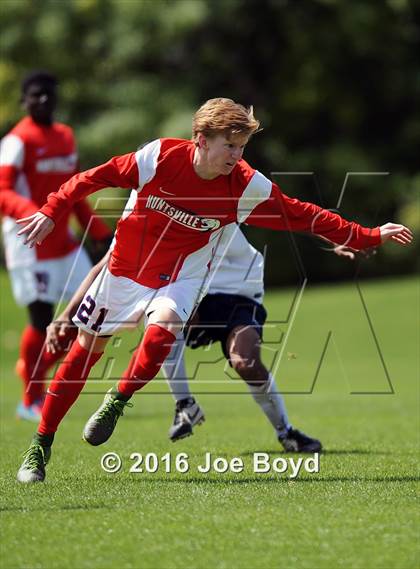 Thumbnail 3 in Bob Jones vs. Huntsville (Southern Soccer Challenge Invitational Tournament) photogallery.