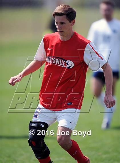 Thumbnail 2 in Bob Jones vs. Huntsville (Southern Soccer Challenge Invitational Tournament) photogallery.