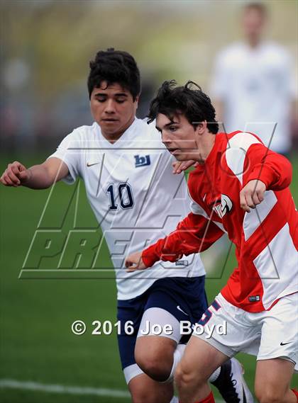 Thumbnail 1 in Bob Jones vs. Huntsville (Southern Soccer Challenge Invitational Tournament) photogallery.