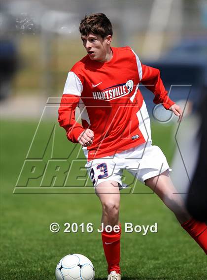Thumbnail 3 in Bob Jones vs. Huntsville (Southern Soccer Challenge Invitational Tournament) photogallery.