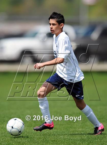 Thumbnail 1 in Bob Jones vs. Huntsville (Southern Soccer Challenge Invitational Tournament) photogallery.