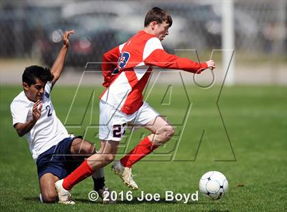 Thumbnail 2 in Bob Jones vs. Huntsville (Southern Soccer Challenge Invitational Tournament) photogallery.
