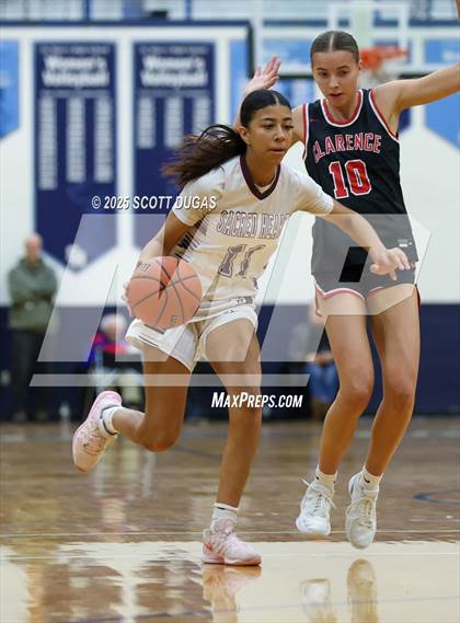 Thumbnail 2 in Sacred Heart Academy vs. Clarence photogallery.