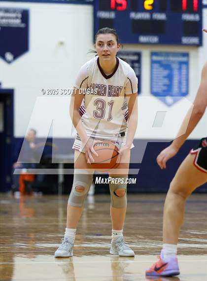 Thumbnail 2 in Sacred Heart Academy vs. Clarence photogallery.