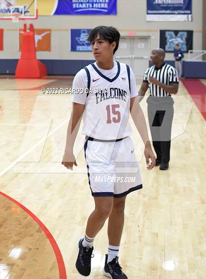 Thumbnail 1 in Klein Cain vs Tompkins (McDonald's Texas Invitational) photogallery.