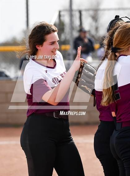 Thumbnail 2 in Mineral Wells vs Millsap (Jacksboro Softball Tournament) photogallery.