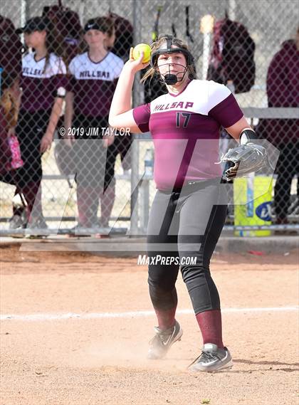 Thumbnail 1 in Mineral Wells vs Millsap (Jacksboro Softball Tournament) photogallery.