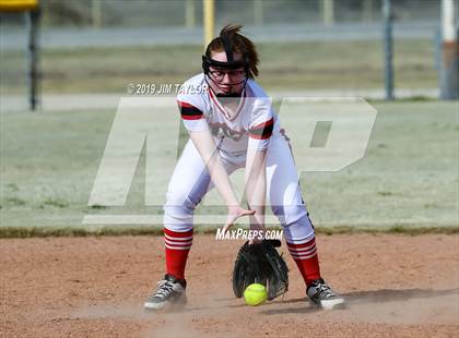 Thumbnail 2 in Mineral Wells vs Millsap (Jacksboro Softball Tournament) photogallery.