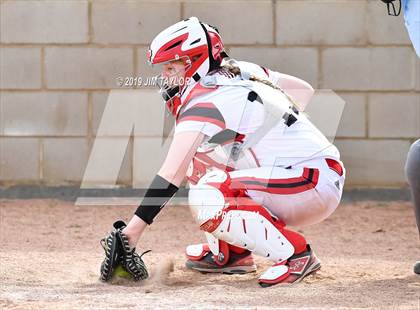 Thumbnail 3 in Mineral Wells vs Millsap (Jacksboro Softball Tournament) photogallery.
