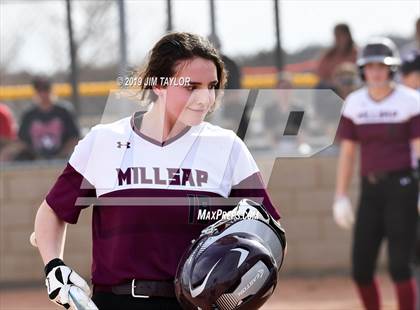 Thumbnail 2 in Mineral Wells vs Millsap (Jacksboro Softball Tournament) photogallery.