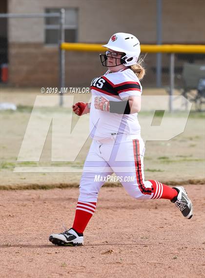 Thumbnail 1 in Mineral Wells vs Millsap (Jacksboro Softball Tournament) photogallery.