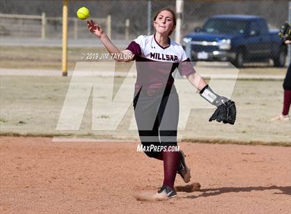 Thumbnail 2 in Mineral Wells vs Millsap (Jacksboro Softball Tournament) photogallery.