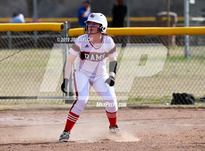 Thumbnail 2 in Mineral Wells vs Millsap (Jacksboro Softball Tournament) photogallery.