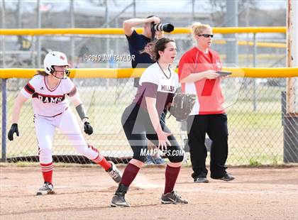 Thumbnail 1 in Mineral Wells vs Millsap (Jacksboro Softball Tournament) photogallery.