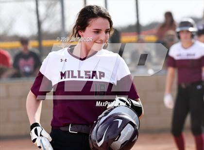 Thumbnail 3 in Mineral Wells vs Millsap (Jacksboro Softball Tournament) photogallery.