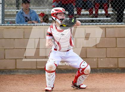 Thumbnail 2 in Mineral Wells vs Millsap (Jacksboro Softball Tournament) photogallery.