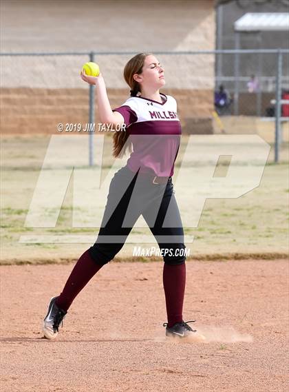 Thumbnail 1 in Mineral Wells vs Millsap (Jacksboro Softball Tournament) photogallery.