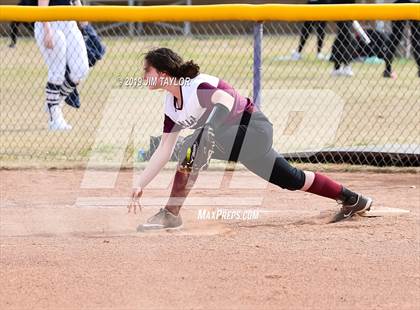 Thumbnail 2 in Mineral Wells vs Millsap (Jacksboro Softball Tournament) photogallery.