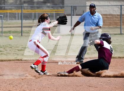 Thumbnail 2 in Mineral Wells vs Millsap (Jacksboro Softball Tournament) photogallery.