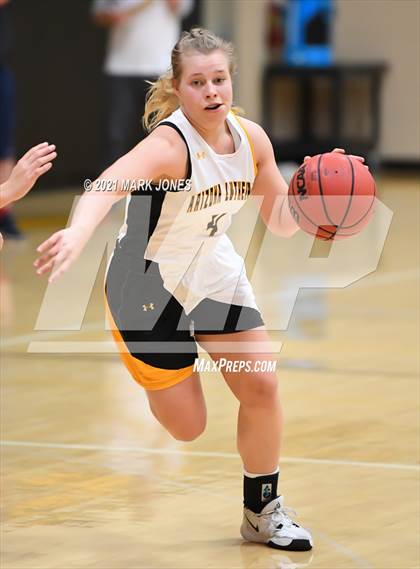 Thumbnail 2 in Arizona Lutheran Academy vs. Show Low (Coyotes Basketball Invitational - Final) photogallery.