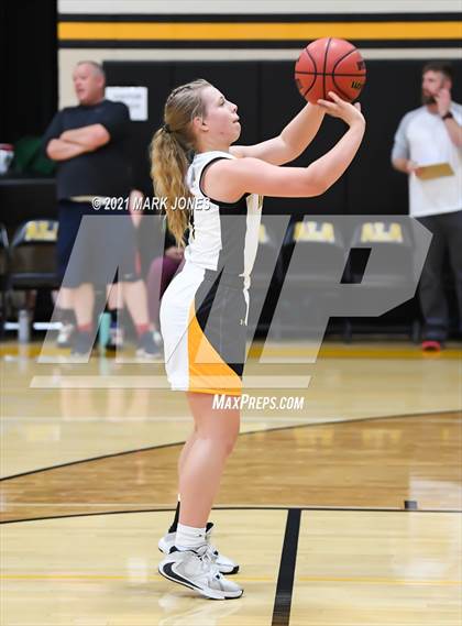 Thumbnail 3 in Arizona Lutheran Academy vs. Show Low (Coyotes Basketball Invitational - Final) photogallery.