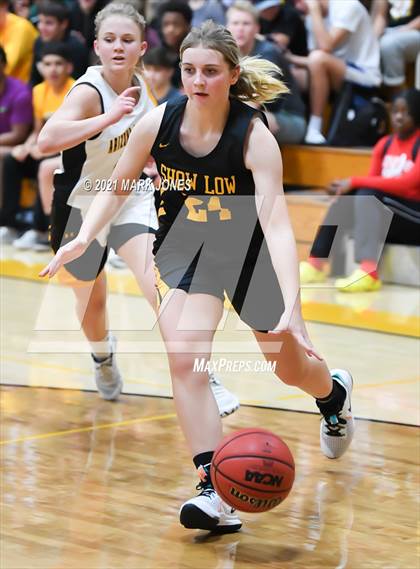 Thumbnail 2 in Arizona Lutheran Academy vs. Show Low (Coyotes Basketball Invitational - Final) photogallery.