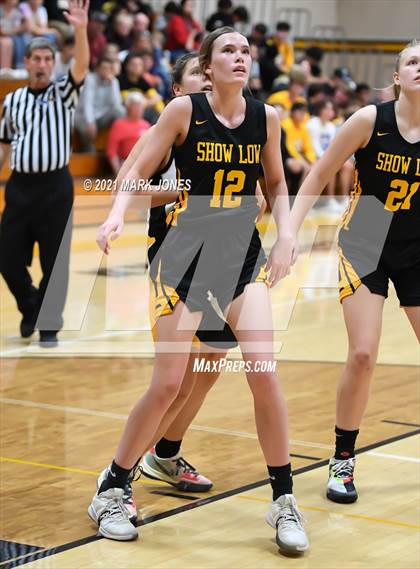 Thumbnail 1 in Arizona Lutheran Academy vs. Show Low (Coyotes Basketball Invitational - Final) photogallery.