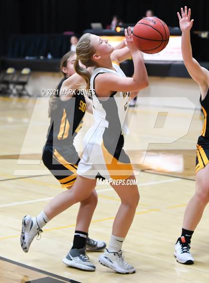 Thumbnail 3 in Arizona Lutheran Academy vs. Show Low (Coyotes Basketball Invitational - Final) photogallery.