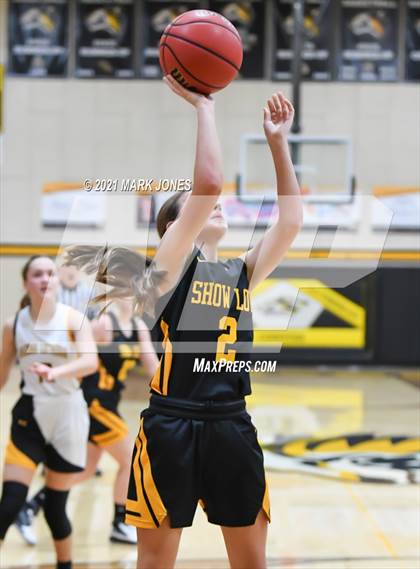 Thumbnail 3 in Arizona Lutheran Academy vs. Show Low (Coyotes Basketball Invitational - Final) photogallery.