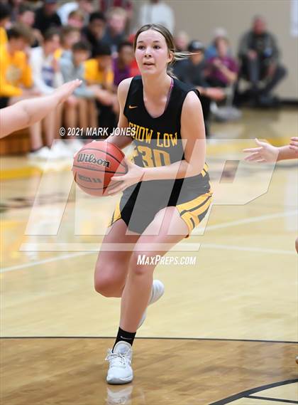 Thumbnail 1 in Arizona Lutheran Academy vs. Show Low (Coyotes Basketball Invitational - Final) photogallery.