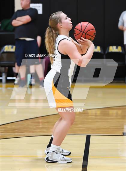 Thumbnail 2 in Arizona Lutheran Academy vs. Show Low (Coyotes Basketball Invitational - Final) photogallery.