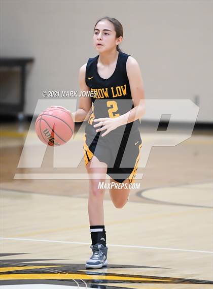 Thumbnail 2 in Arizona Lutheran Academy vs. Show Low (Coyotes Basketball Invitational - Final) photogallery.
