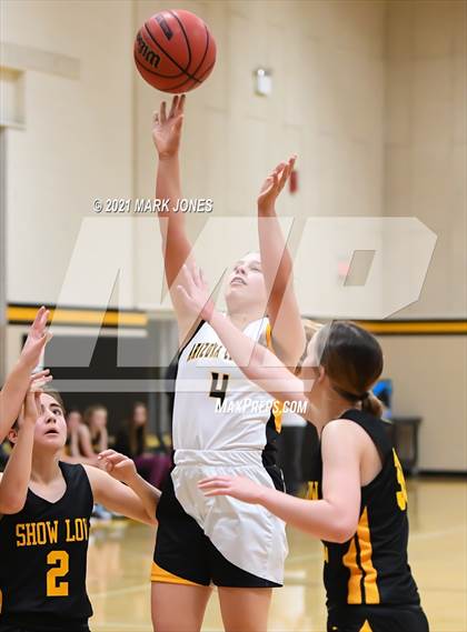Thumbnail 3 in Arizona Lutheran Academy vs. Show Low (Coyotes Basketball Invitational - Final) photogallery.