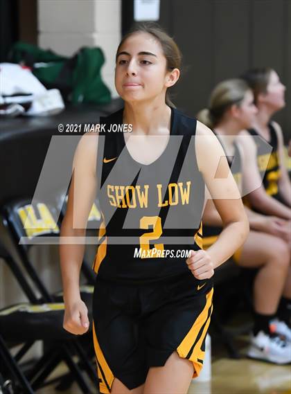 Thumbnail 1 in Arizona Lutheran Academy vs. Show Low (Coyotes Basketball Invitational - Final) photogallery.