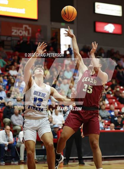 Thumbnail 1 in Dixie vs. Cedar (UHSAA 4A Quarterfinal Playoff) photogallery.