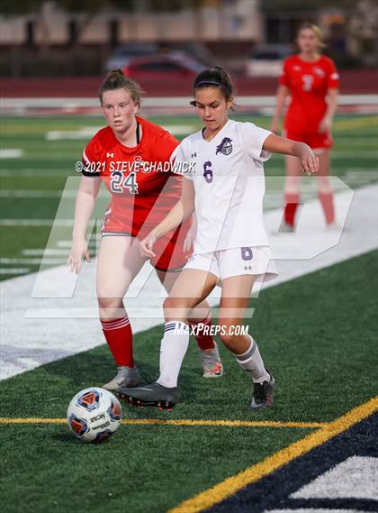 Thumbnail 3 in Arizona College Prep vs. Scottsdale Christian Academy (AIA 3A Semifinal) photogallery.