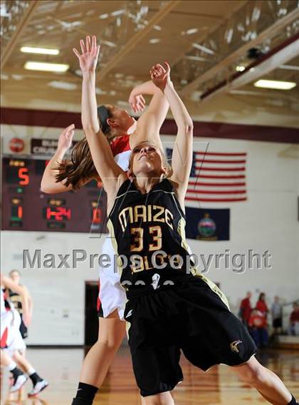 Thumbnail 1 in Maize South vs. Hesston (KSHSAA 4A Substate Semi-Finals) photogallery.