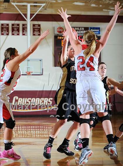 Thumbnail 1 in Maize South vs. Hesston (KSHSAA 4A Substate Semi-Finals) photogallery.