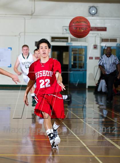 Thumbnail 2 in Bishop Diego [Garcia] vs  St. Bonaventure (Santa Barbara Holiday Classic) photogallery.