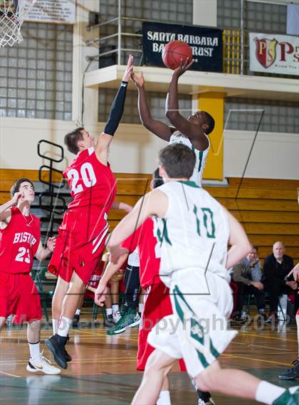 Thumbnail 2 in Bishop Diego [Garcia] vs  St. Bonaventure (Santa Barbara Holiday Classic) photogallery.
