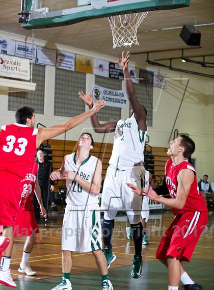 Thumbnail 3 in Bishop Diego [Garcia] vs  St. Bonaventure (Santa Barbara Holiday Classic) photogallery.