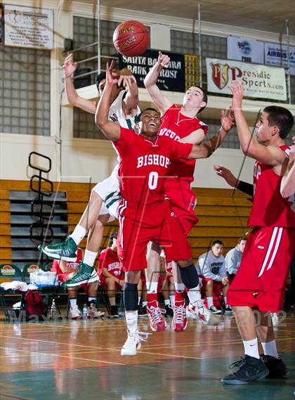 Thumbnail 1 in Bishop Diego [Garcia] vs  St. Bonaventure (Santa Barbara Holiday Classic) photogallery.