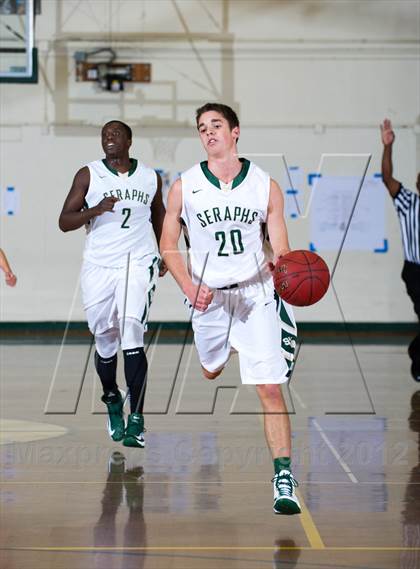 Thumbnail 1 in Bishop Diego [Garcia] vs  St. Bonaventure (Santa Barbara Holiday Classic) photogallery.