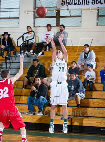 Thumbnail 1 in Bishop Diego [Garcia] vs  St. Bonaventure (Santa Barbara Holiday Classic) photogallery.