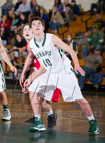 Thumbnail 3 in Bishop Diego [Garcia] vs  St. Bonaventure (Santa Barbara Holiday Classic) photogallery.