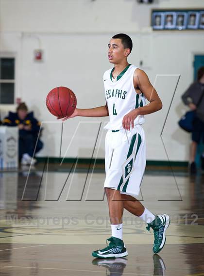 Thumbnail 1 in Bishop Diego [Garcia] vs  St. Bonaventure (Santa Barbara Holiday Classic) photogallery.